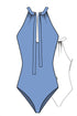 Shan Intemporel High neck one-piece